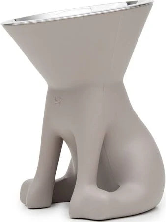 Stilvoller hochgezogener Hundenapf für eine ergonomische Fresshaltung