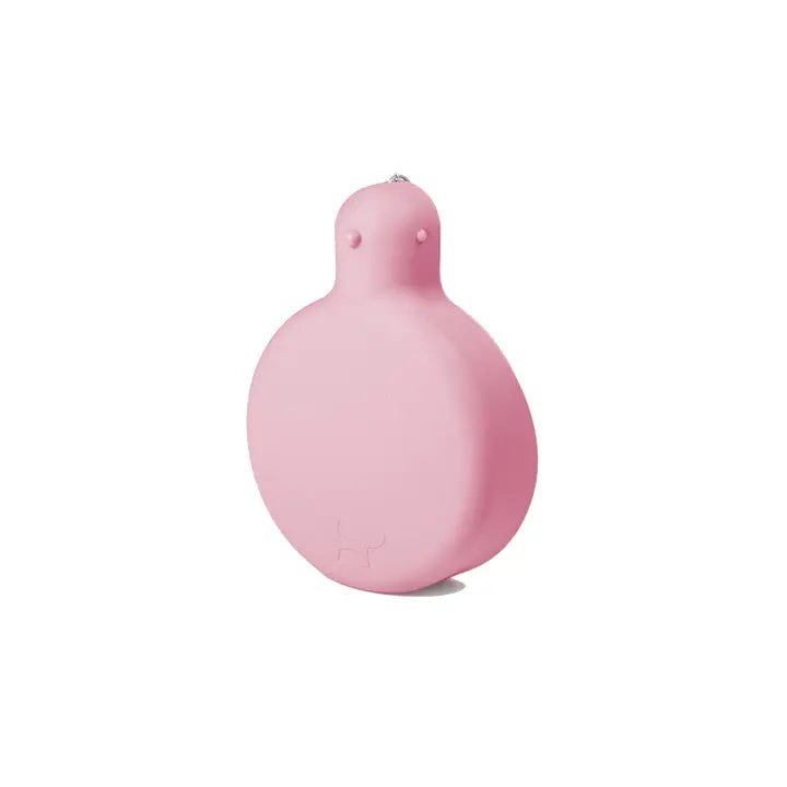 Praktische Reiseflasche mit Tropfventil für Hunde in rosa