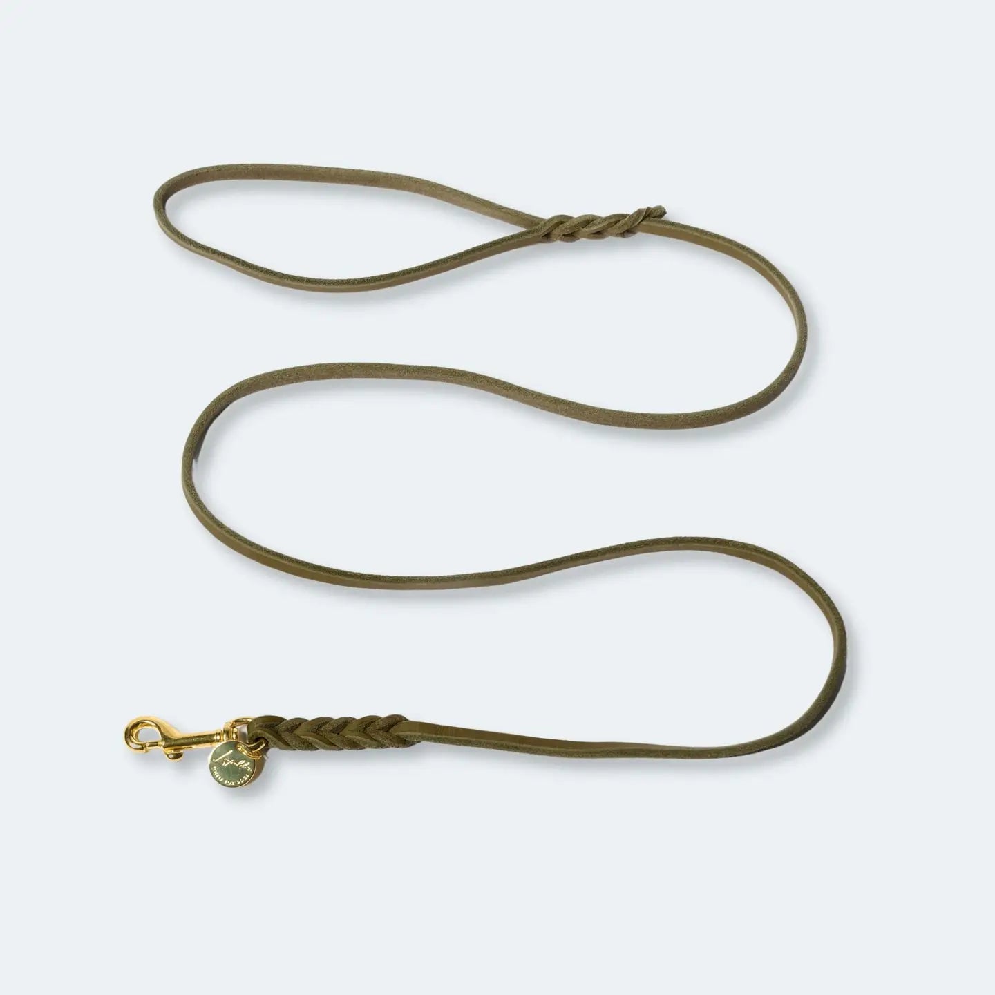 Leichte Fettleder Hundeleine