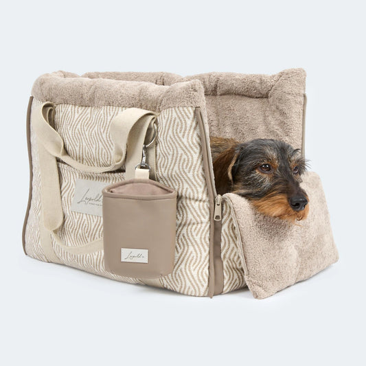 CosyBag Toscana - Sommerliche Hundetasche für kleine Hunde