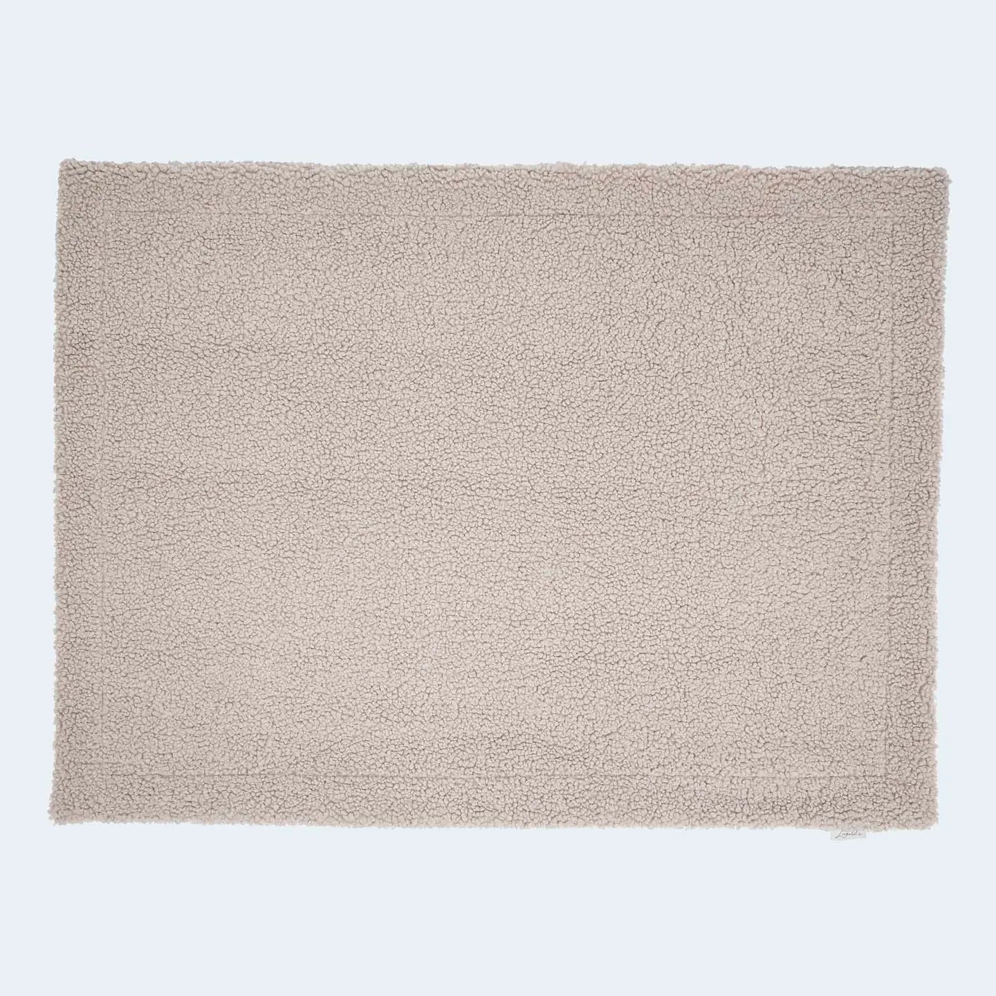 Hundedecke Curly beige