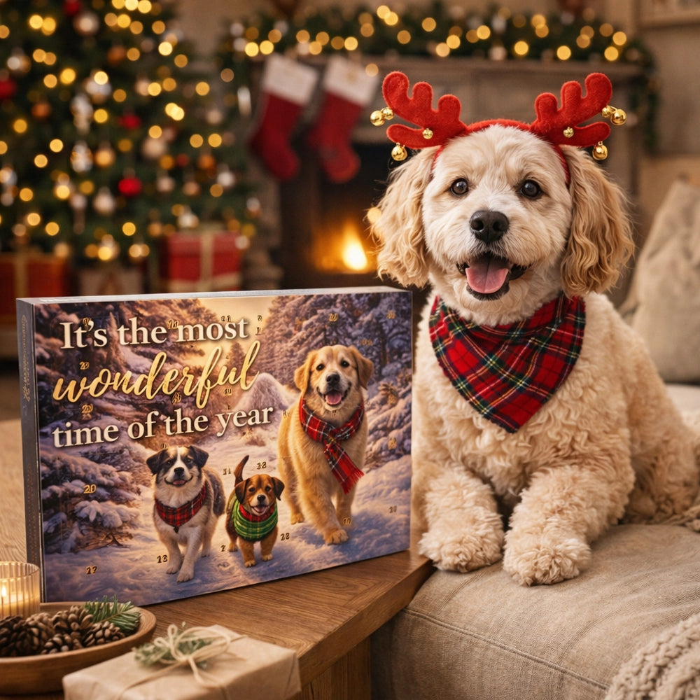 Adventskalender für Hunde - 24 Tage Freude