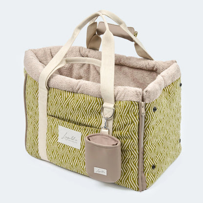 CosyBag Toscana - Sommerliche Hundetasche für kleine Hunde