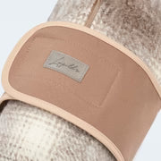 Lodenmantel aus Wolle Karo Braun