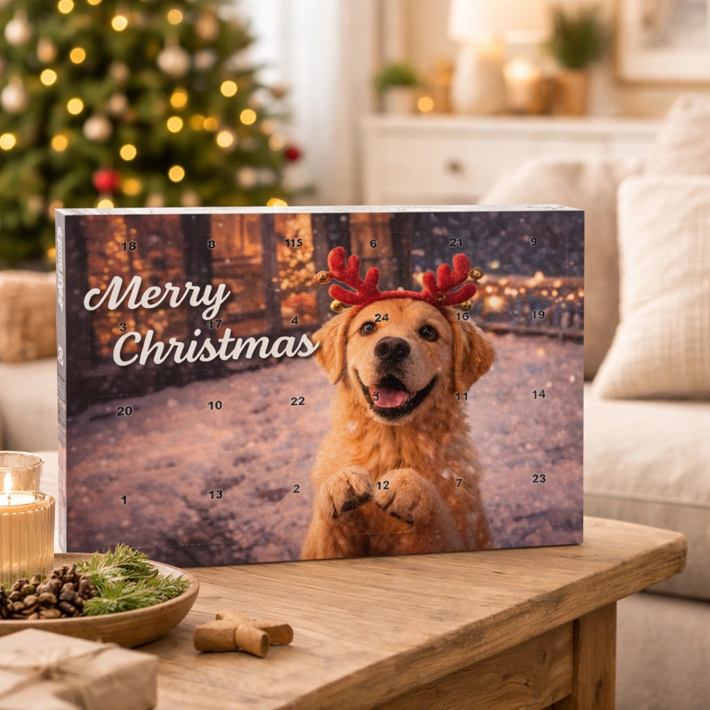 Adventskalender für Hunde - 24 Tage Freude