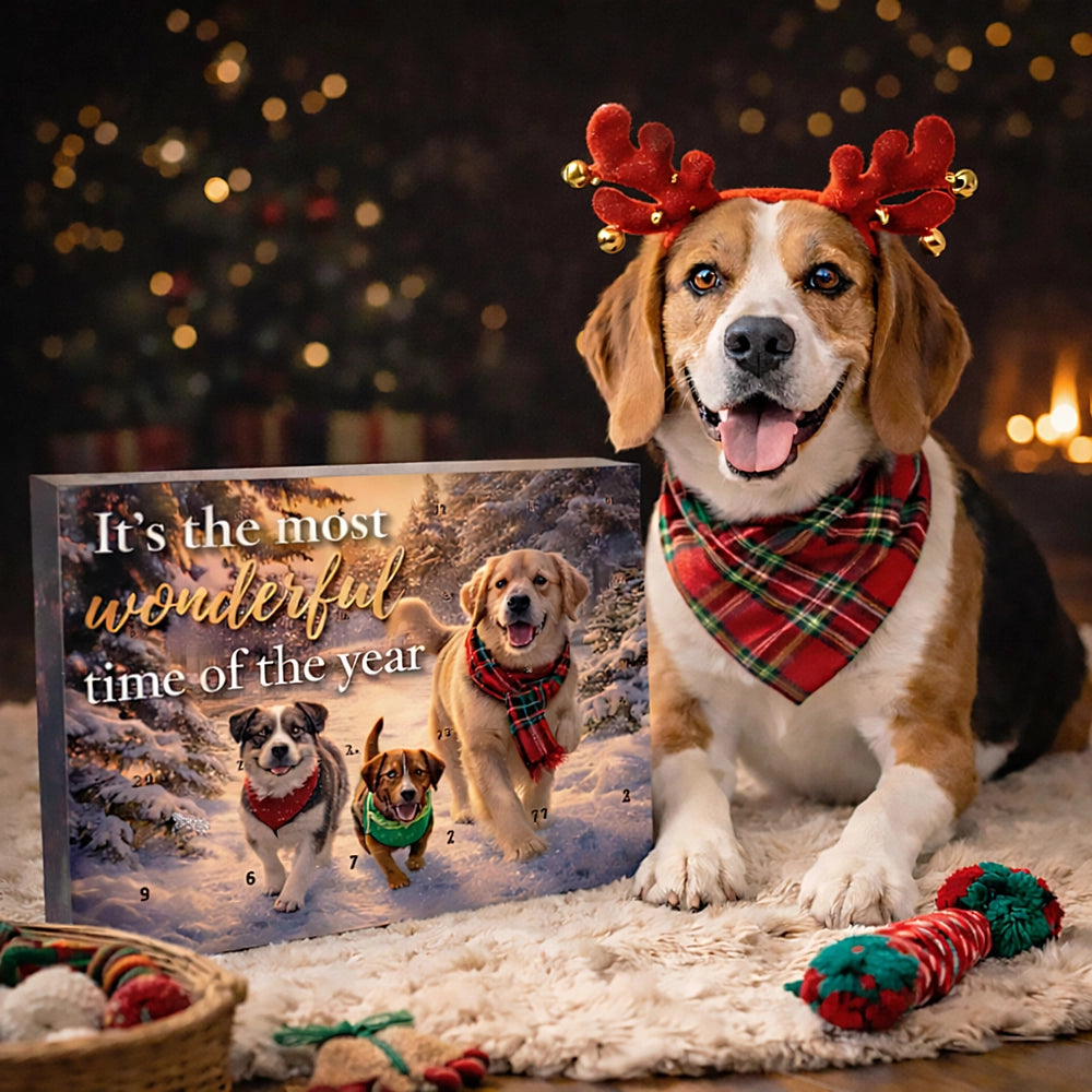 Adventskalender für Hunde - 24 Tage Freude