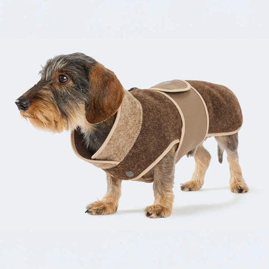 Leopolds Finest Lodenmantel in braun aus Wolle