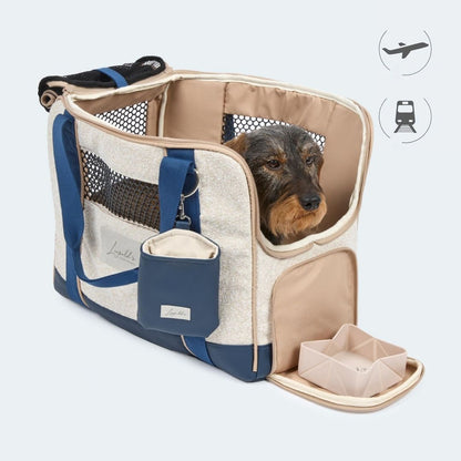 Sommer-Edition Flugtasche für Dackel & kleine Hunde - Orthopädisch