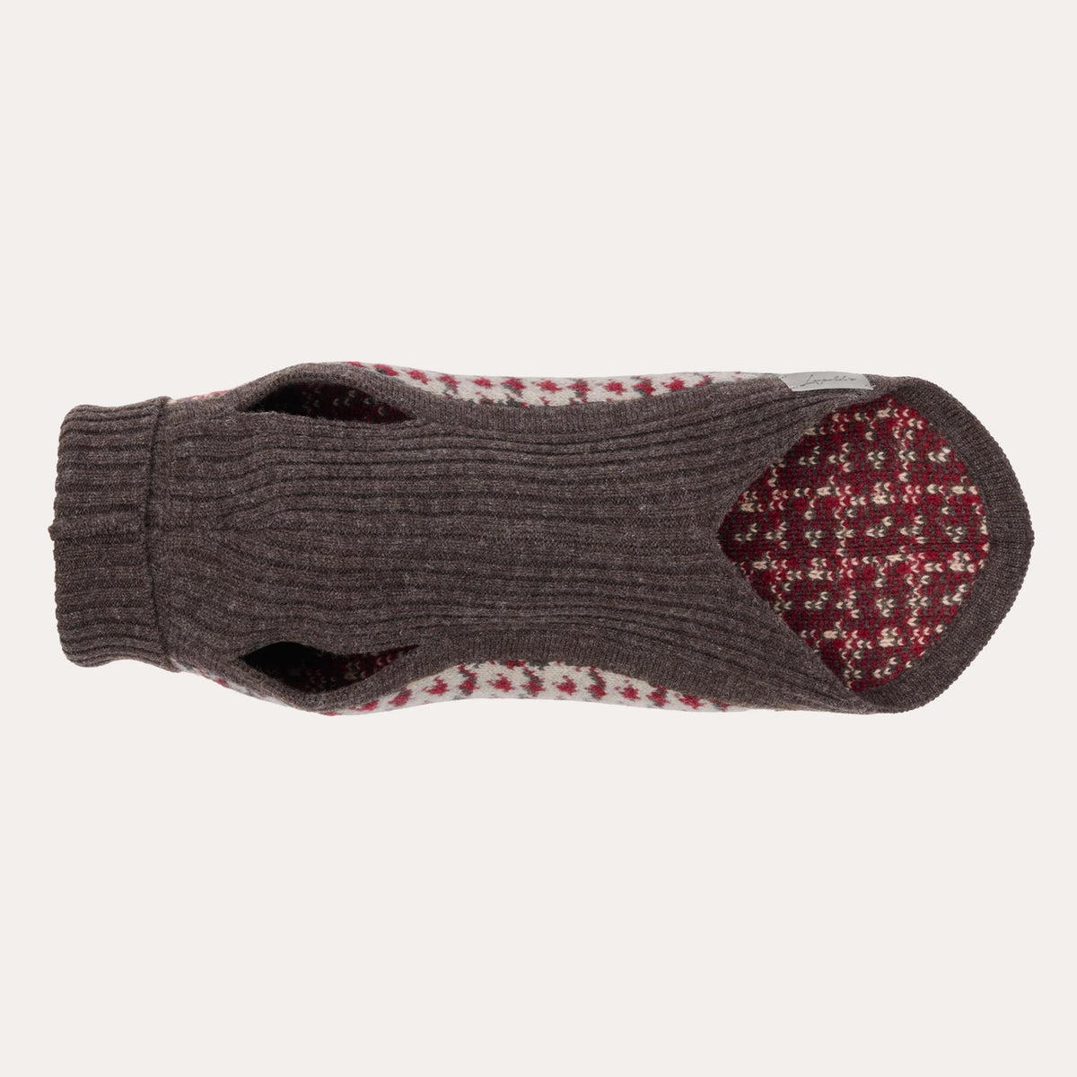 Strickpullover Karo, Winter- und Weihnachtspullover für Dackel & kleine Hunde