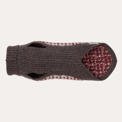 Strickpullover Karo, Winter- und Weihnachtspullover für Dackel & kleine Hunde