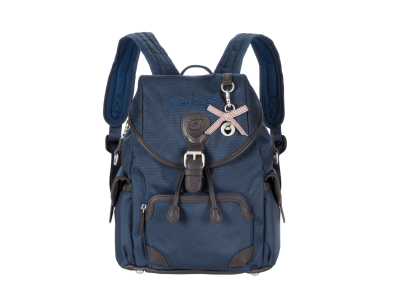 Hochwertiger Wild Hazel Rucksack zum Gassie gehen in der Farbe blau