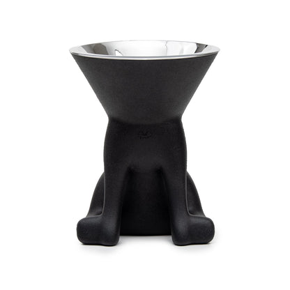Stilvoller erhöhter Hundenapf für eine ergonomische Fresshaltung