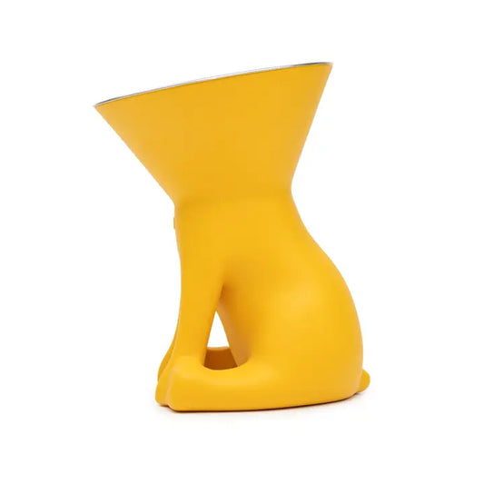 Stilvoller hochgezogener Hundenapf für eine ergonomische Fresshaltung