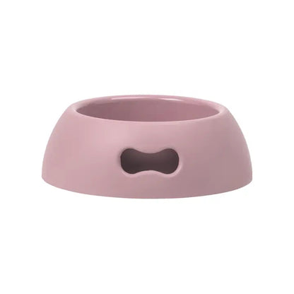 Großer Napf, stilvoll und umweltfreundlich für Hunde und Katzen geeignet. Farbe rosa