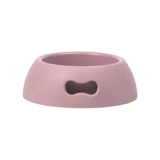 Großer Napf, stilvoll und umweltfreundlich für Hunde und Katzen geeignet. Farbe rosa