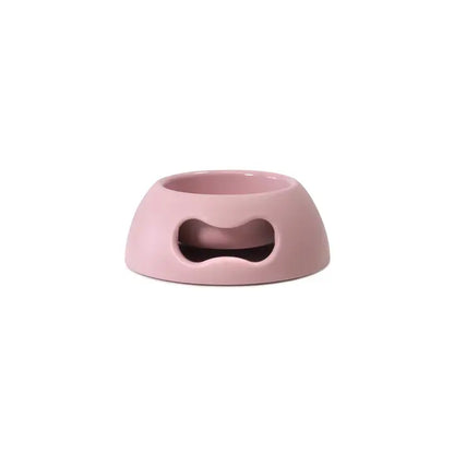 Kleiner Napf, stilvoll und umweltfreundlich für Hunde und Katzen geeignet. Farbe rosa