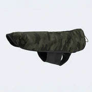 Hundemantel Windbreaker Camouflage dunkelgrün